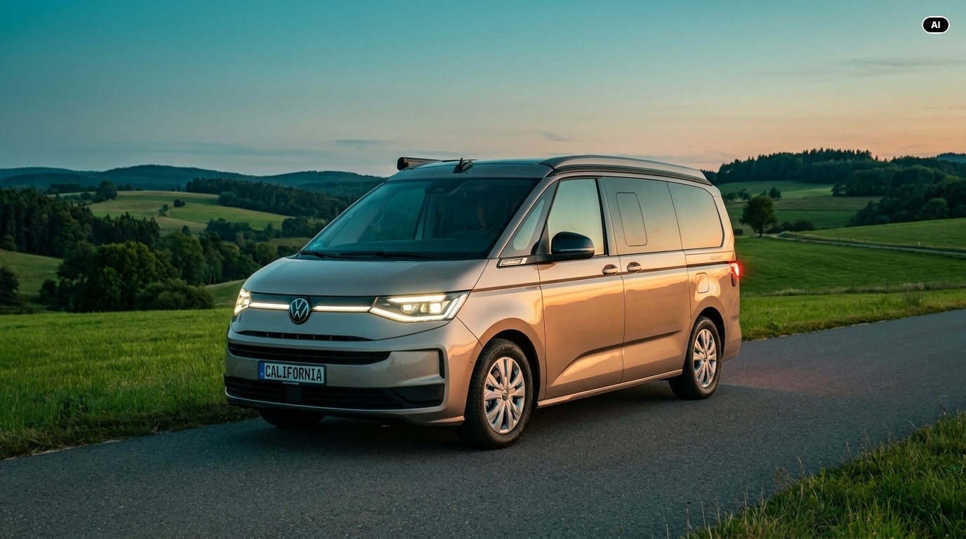 Volkswagen T7 California (KI-generiertes Bild)