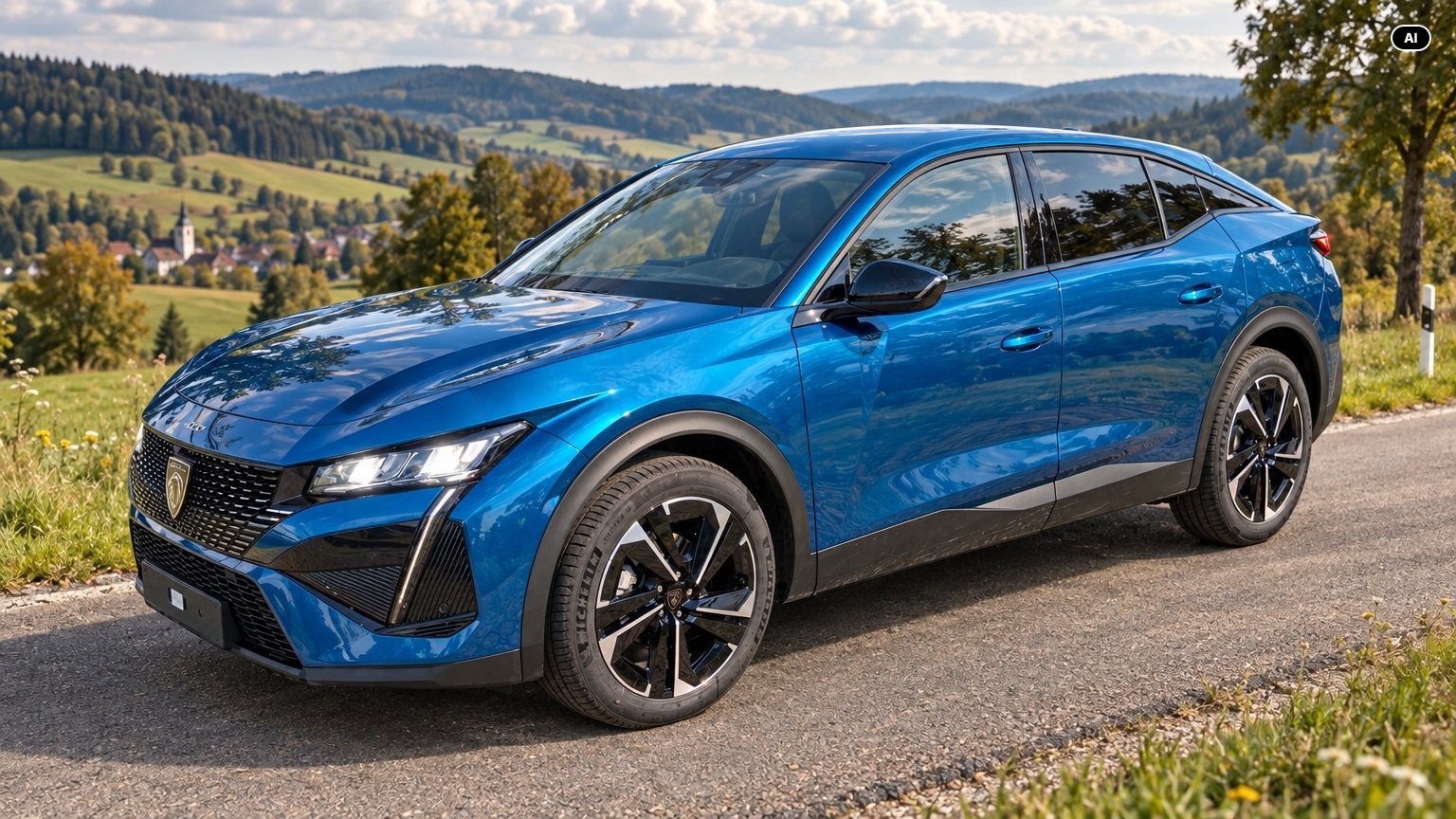 Peugeot 408 (KI-generiertes Bild)