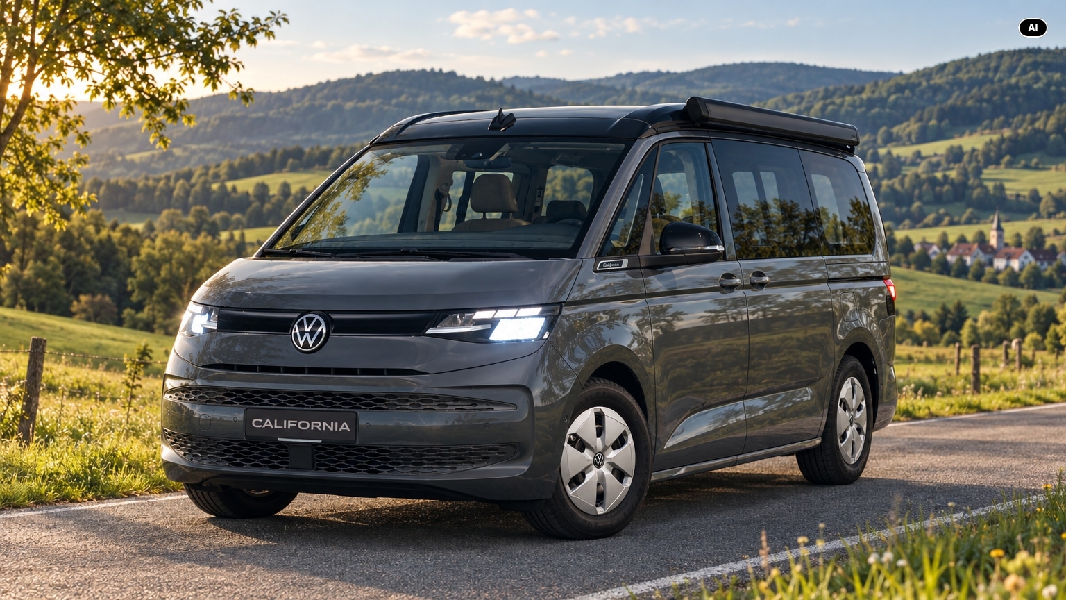Volkswagen T7 California (KI-generiertes Bild)