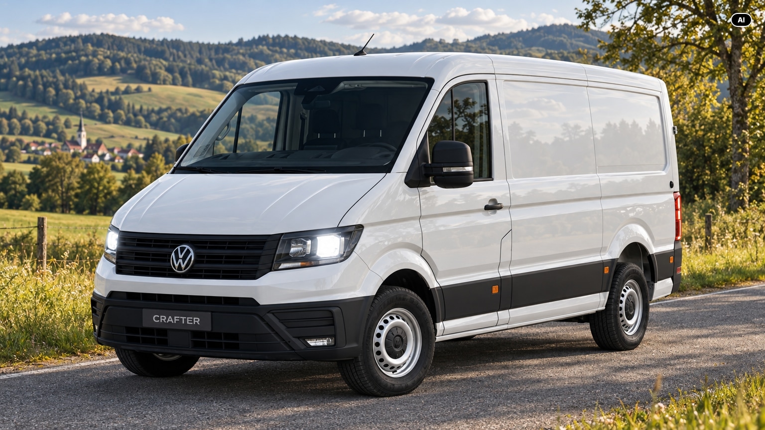Volkswagen Crafter (KI-generiertes Bild)